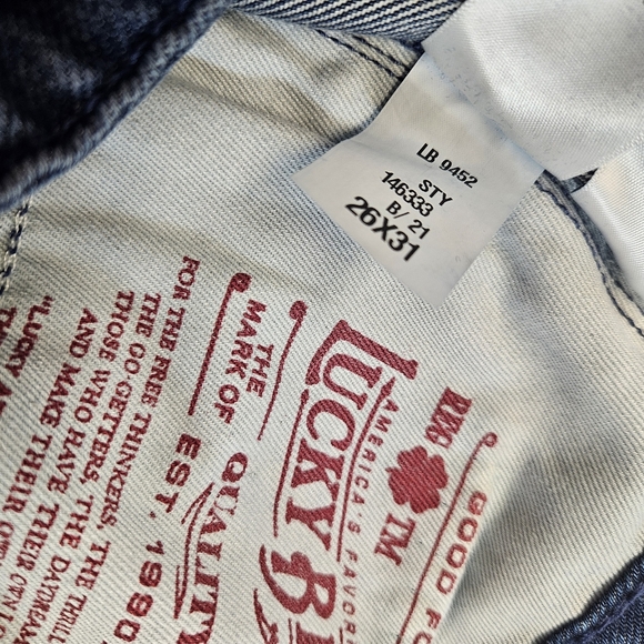 Lucky Brand NWT Palazzo Blue Jeans Size 2/26 26 X 31 Retail $129 Wide Leg - Picture 5 of 12